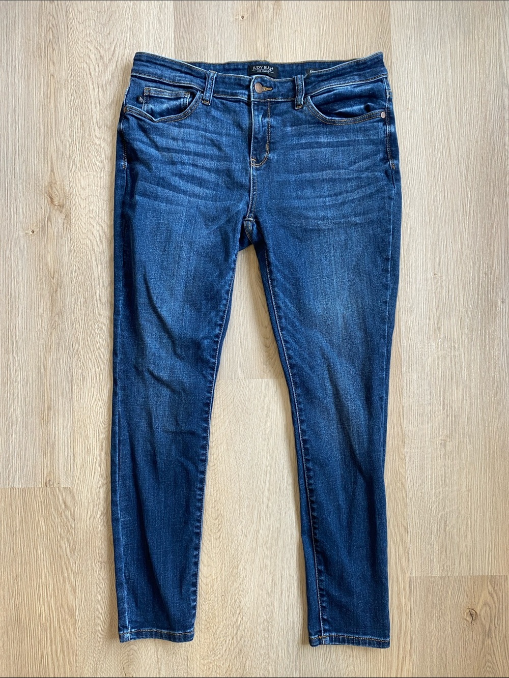 Judy Blue Skinny Fit Jeans Size 15/32 Medium Wash Stretch Denim